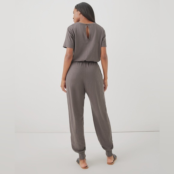 🆕 NWT Organic Fair Trade Relaxed Slub House Jumpsuit - Picture 5 of 5